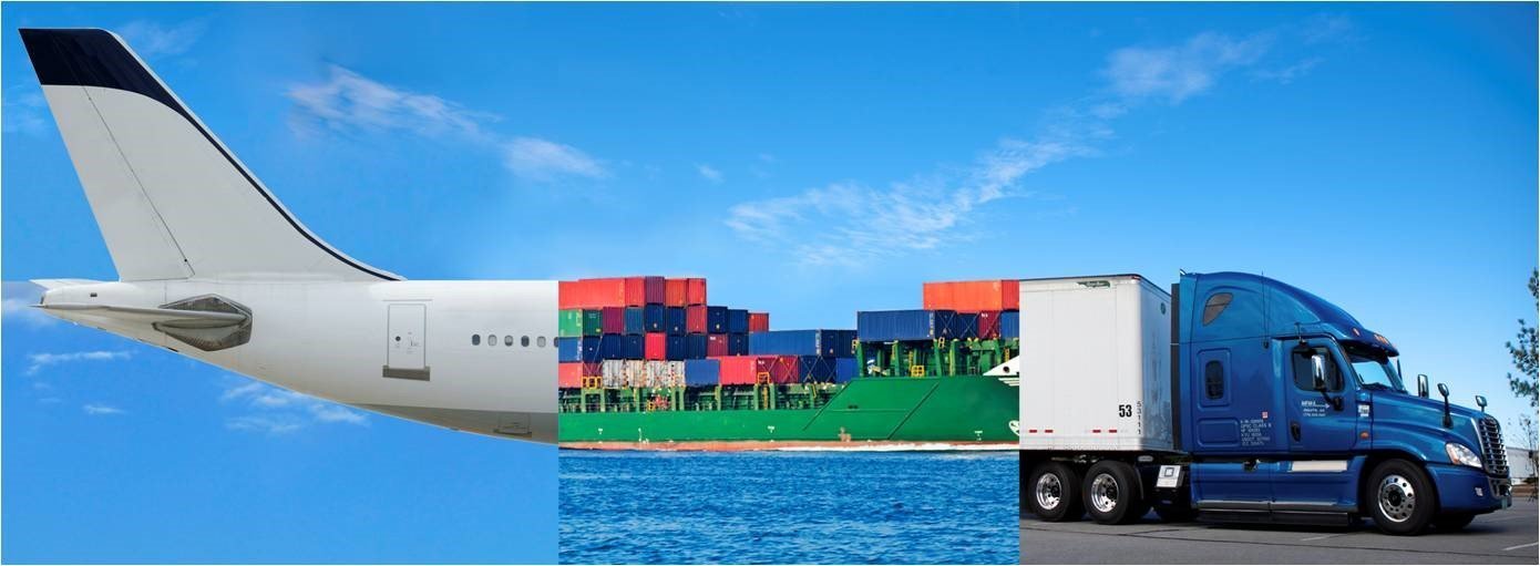 Plane and boat and lorry for import and export in vietnam