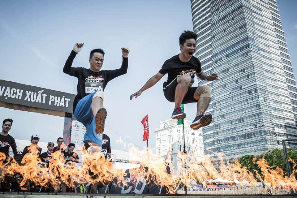 particpants at redbull vietnam in ho chi minh city